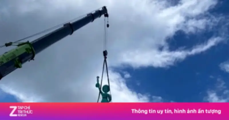 Hạ tượng 'Nữ thần khai phóng' gây tranh cãi tại Tây Ninh