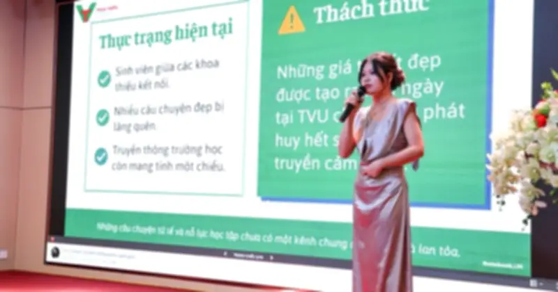 ĐH Trưng Vương: Xây portfolio từ trải nghiệm thực tế, tăng lợi thế cạnh tranh