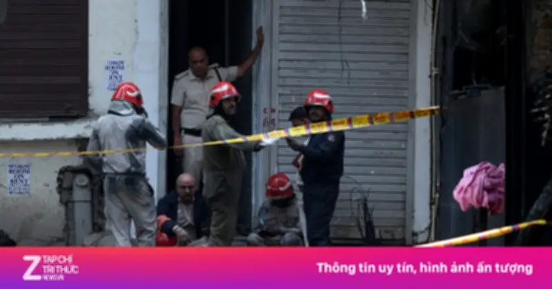 Hỏa hoạn thiêu rụi khách sạn ở New Delhi, 21 người thiệt mạng