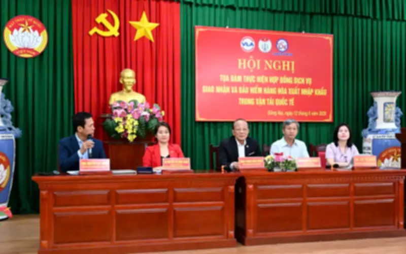 Hội nghị tọa đàm về hợp đồng dịch vụ giao nhận và bảo hiểm hàng hóa xuất nhập khẩu
