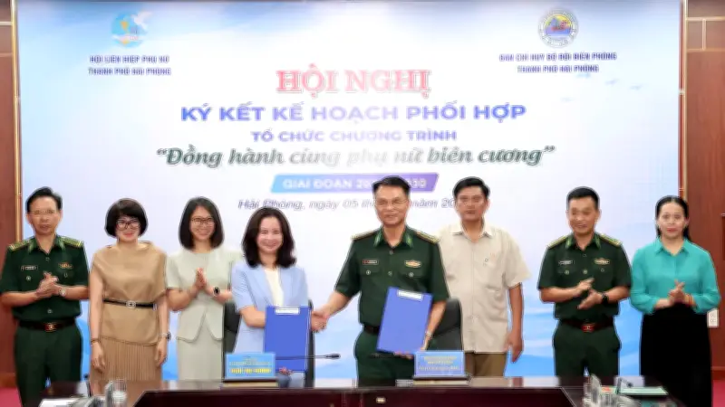 Hải Phòng: Ký kết chương trình 'Đồng hành cùng phụ nữ biên cương' giai đoạn 2026-2030