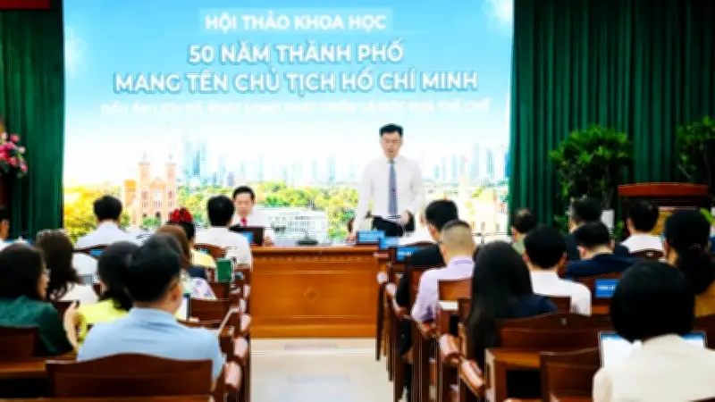 Hội thảo '50 năm TP HCM' xây dựng luận cứ cho bứt phá mới