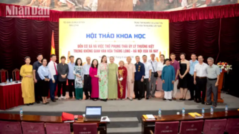 Hội thảo khẳng định giá trị lịch sử đền Cơ Xá và tinh thần 'Uống nước nhớ nguồn'