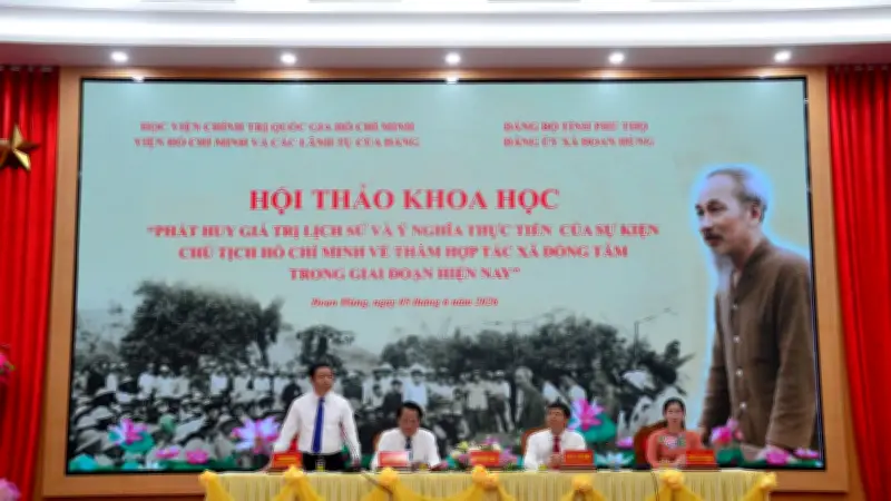 Hội thảo khoa học về triết lý Đồng Tâm của Bác Hồ tại Đoan Hùng