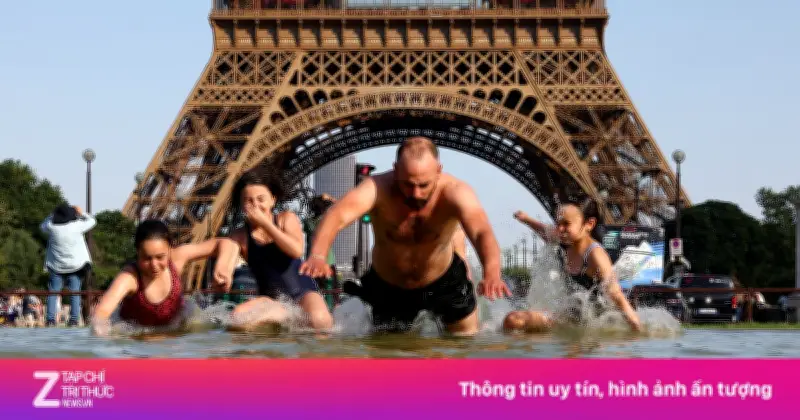 Hiểm họa kép từ đợt nắng nóng kỷ lục tại châu Âu: Sốc nhiệt và đuối nước