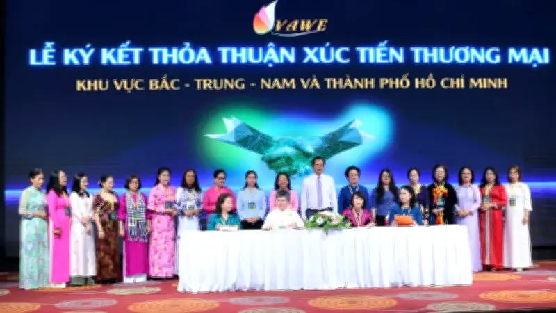 Hiệp hội Nữ doanh nhân Việt Nam ký thỏa thuận xúc tiến thương mại với các hội thành viên
