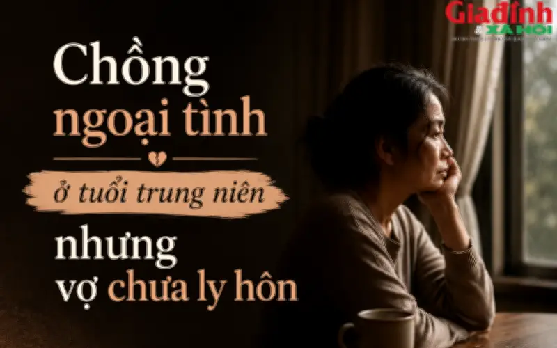 Hôn nhân tuổi trung niên: Chồng ngoại tình nhưng tôi chưa ly hôn