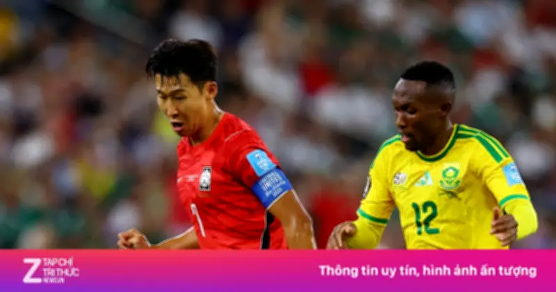 Hàn Quốc thua Nam Phi 0-1, nguy cơ bị loại khỏi World Cup 2026