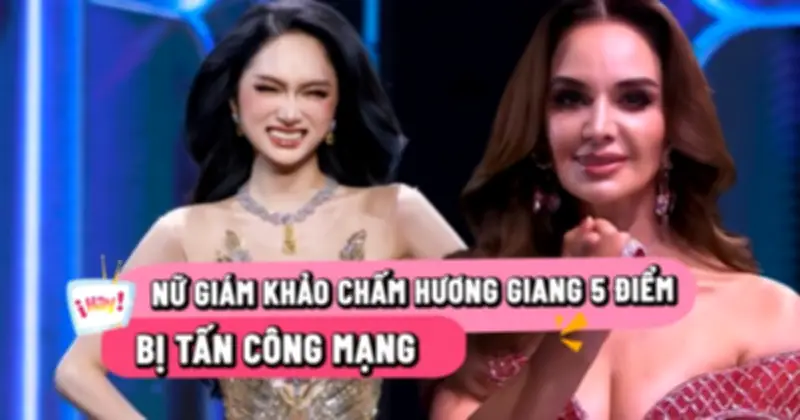 Hương Giang giành Á hậu 2 MGI All Stars, giám khảo chấm 5 điểm gây tranh cãi