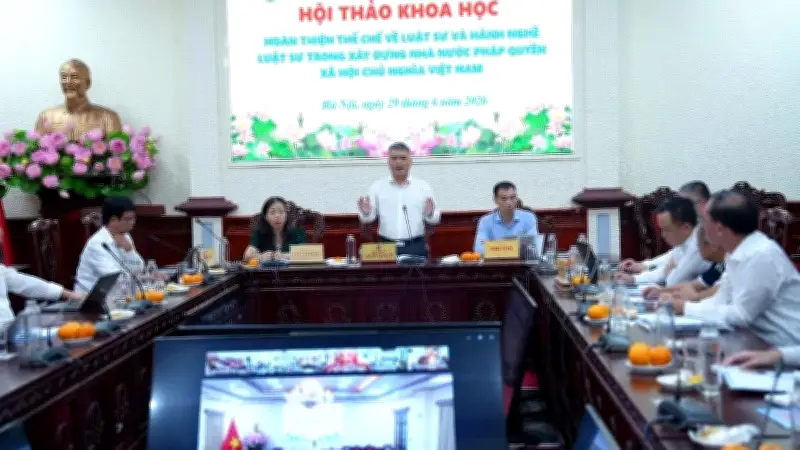 Hoàn thiện thể chế luật sư: Yêu cầu cấp thiết trong xây dựng nhà nước pháp quyền