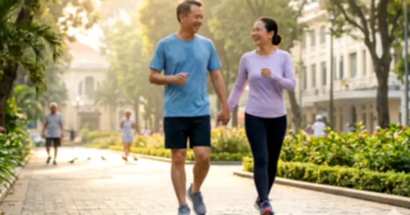 Đi bộ 10 phút sau bữa ăn: Bí quyết giảm mỡ bụng hiệu quả