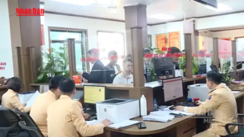 Đổi giấy phép lái xe trực tuyến qua Cổng dịch vụ công