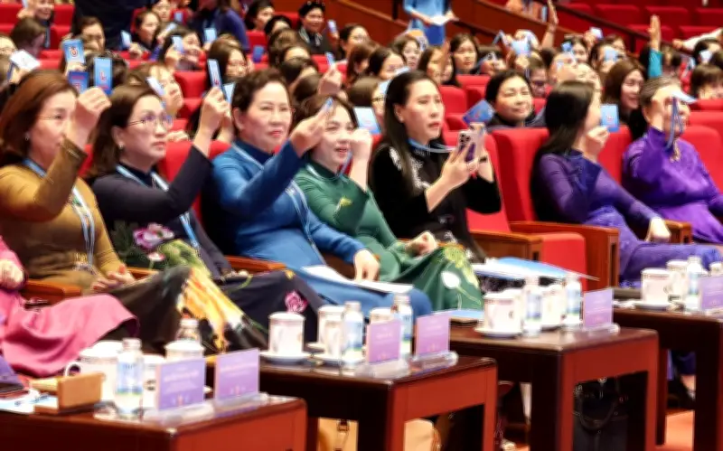 Đại hội Phụ nữ toàn quốc lần thứ XIV: Phiên làm việc thứ nhất thành công tốt đẹp