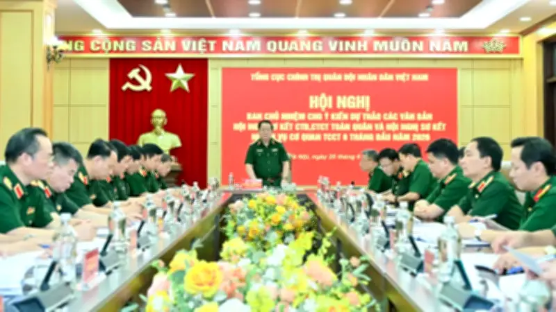 Đại tướng Nguyễn Trọng Nghĩa chủ trì hội nghị sơ kết công tác Đảng 6 tháng đầu năm 2026