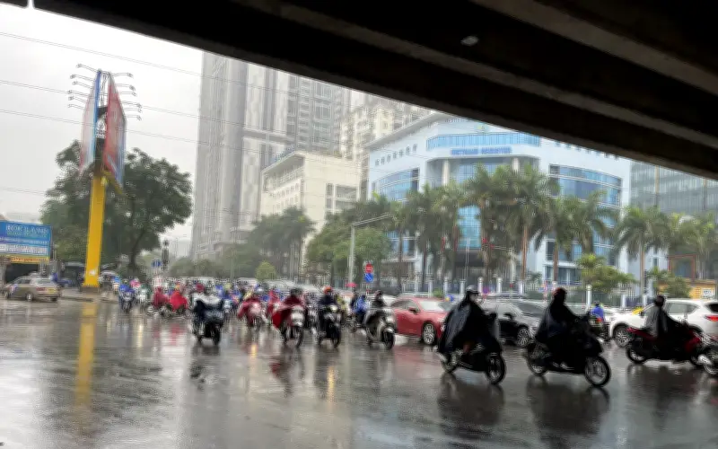 Điểm danh những khu vực là vùng mưa lớn nhất hôm nay trong đợt mưa lớn ở miền Bắc