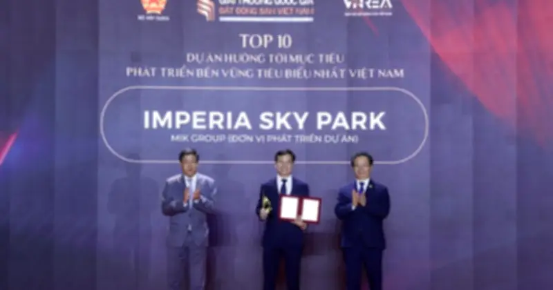 Imperia Sky Park và The Parkland vinh dự nhận giải thưởng bất động sản quốc gia