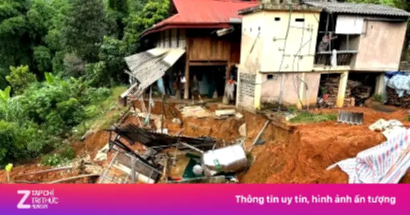 Điện Biên khẩn cấp di dời hộ dân vùng nguy cơ sạt lở sau mưa lớn