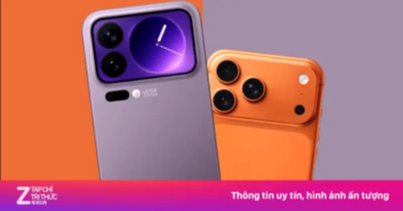 iPhone 17 bán gấp 6 lần Xiaomi 17 tại Trung Quốc
