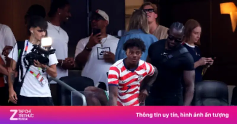 Ishowspeed bùng nổ trên khán đài World Cup 2026