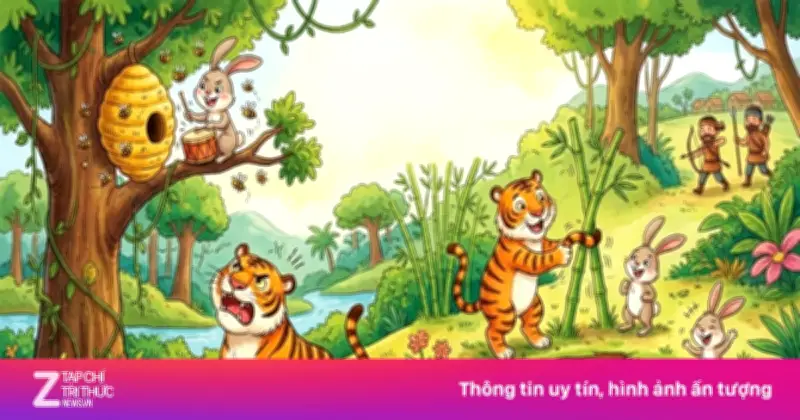 Kể chuyện cho bé: Thỏ thông minh vượt bẫy hổ hung dữ