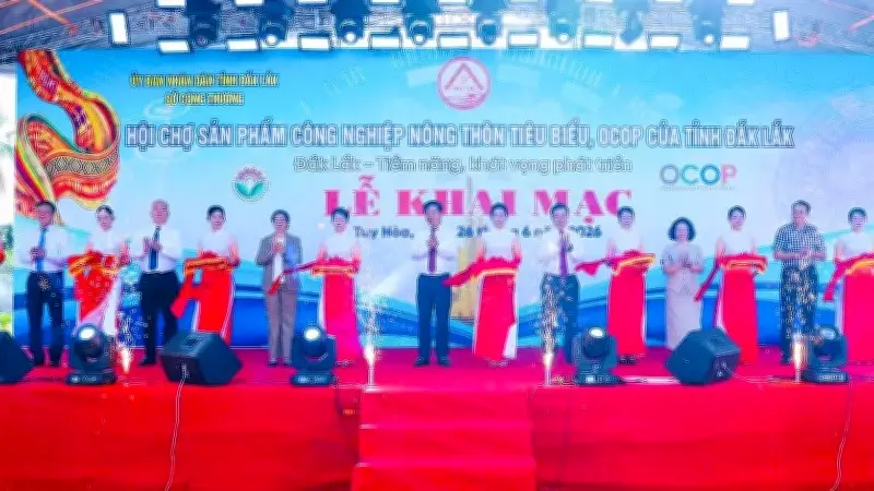 Đắk Lắk hội chợ OCOP 2026: 150 gian hàng, 80 doanh nghiệp tham gia