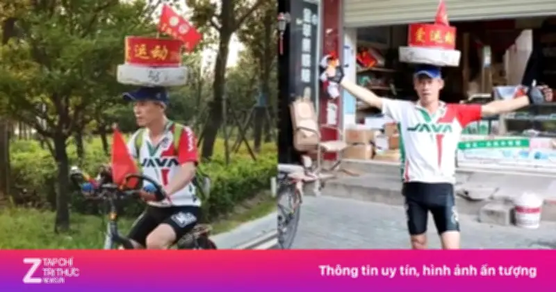 Kỳ nhân Trung Quốc đội cối đá leo núi luyện thiết đầu công suốt 21 năm