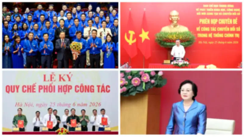 Khai mạc Đại hội Đoàn TNCS Hồ Chí Minh lần thứ XIII, nhiều sự kiện nổi bật ngày 25/6