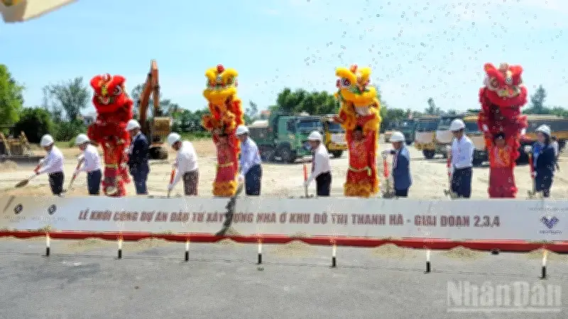 Khởi công giai đoạn II, III, IV Khu đô thị Thanh Hà với tổng vốn 5.000 tỷ đồng