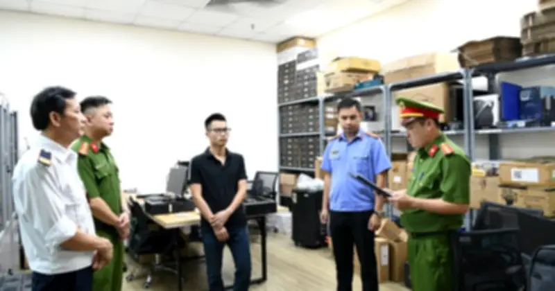 Khám xét khẩn cấp 5 địa điểm, 3 công ty trong vụ án xâm phạm bản quyền máy tính đầu tiên
