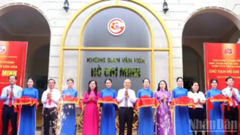 Không gian văn hóa Hồ Chí Minh tại trụ sở Đảng ủy UBND TP.HCM chính thức ra mắt