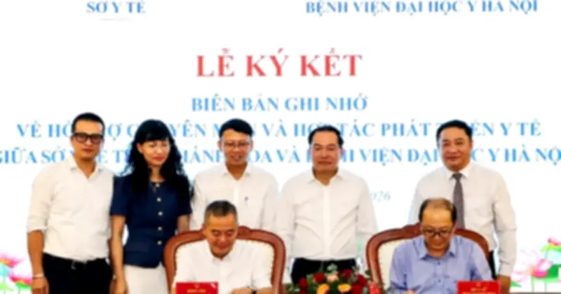 Khánh Hòa ký kết hợp tác y tế với Bệnh viện Đại học Y Hà Nội