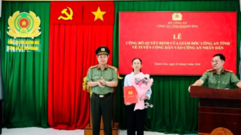 Khánh Hòa: Tuyển dụng thân nhân liệt sĩ công an vào lực lượng
