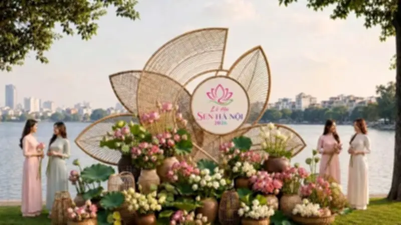 Lễ hội Sen Hà Nội 2026: Tôn vinh vẻ đẹp sen Tây Hồ và văn hóa Thăng Long