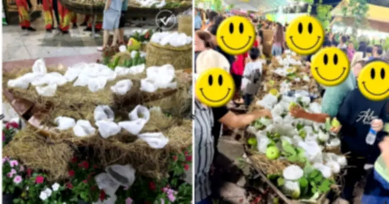 Lễ hội Trái cây Đồng Tháp: Tiểu cảnh bị lấy trái cây ngay khi khai mạc