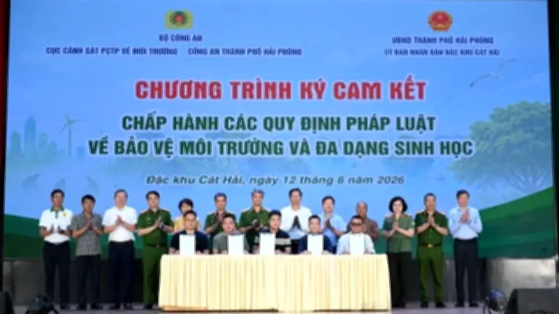 Lễ phát động bảo vệ môi trường và đa dạng sinh học năm 2026 tại Cát Hải