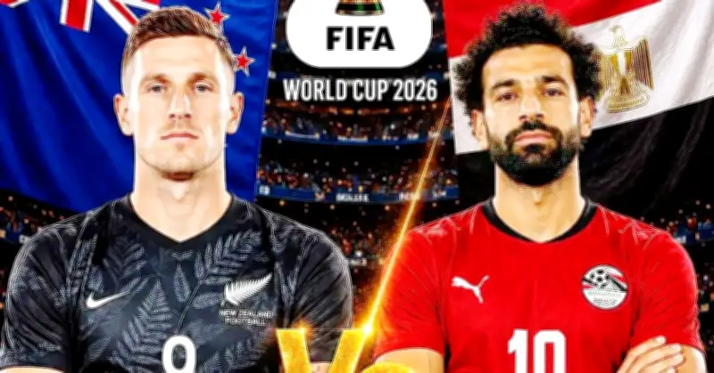 Link xem trực tiếp bóng đá New Zealand vs Ai Cập vòng loại World Cup 2026
