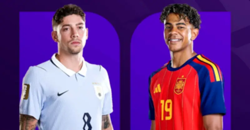 Link xem trực tiếp bóng đá Uruguay vs Tây Ban Nha vòng loại World Cup 2026