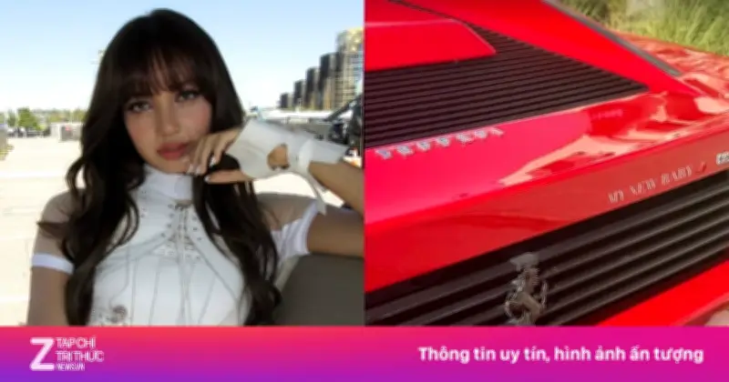 Lisa BlackPink sống xa hoa với bộ sưu tập siêu xe Ferrari triệu đô