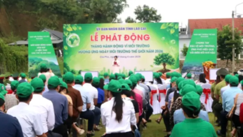 Lào Cai phát động hưởng ứng Ngày Môi trường thế giới 2026