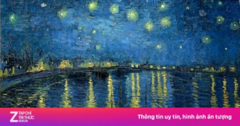 Đêm đầy sao trên sông Rhône: Khám phá kiệt tác ánh sáng của Van Gogh