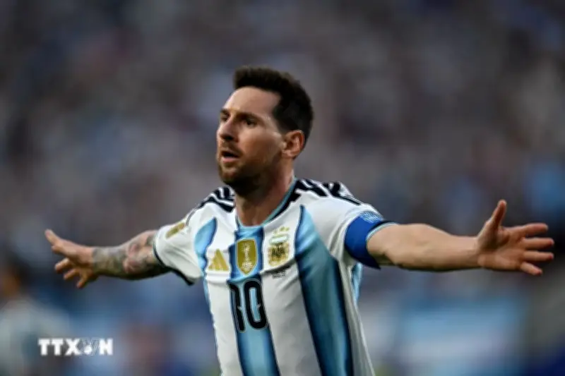 Messi san bằng kỷ lục bàn thắng, Argentina thắng tưng bừng tại World Cup 2026