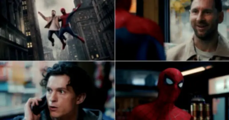 Messi xuất hiện cùng Người Nhện Tom Holland trong quảng bá phim Spider-Man