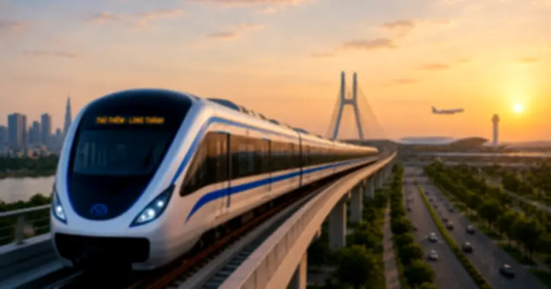 Metro 175.000 tỷ nối TP.HCM - sân bay Long Thành dự kiến khởi công tháng 9