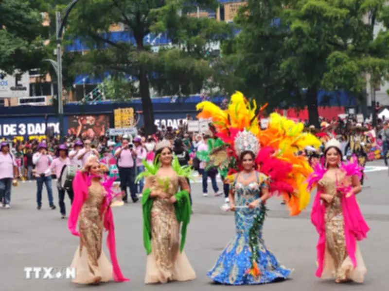 Mexico City tưng bừng lễ hội đường phố chào đón World Cup 2026