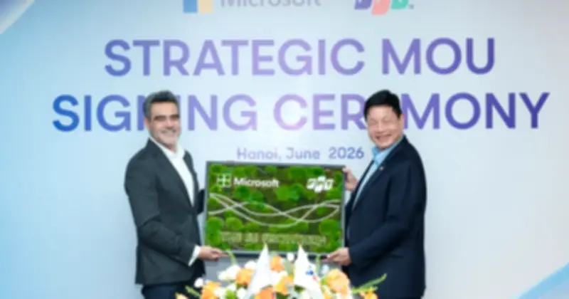 Microsoft và FPT mở rộng hợp tác chiến lược thúc đẩy AI tại châu Á