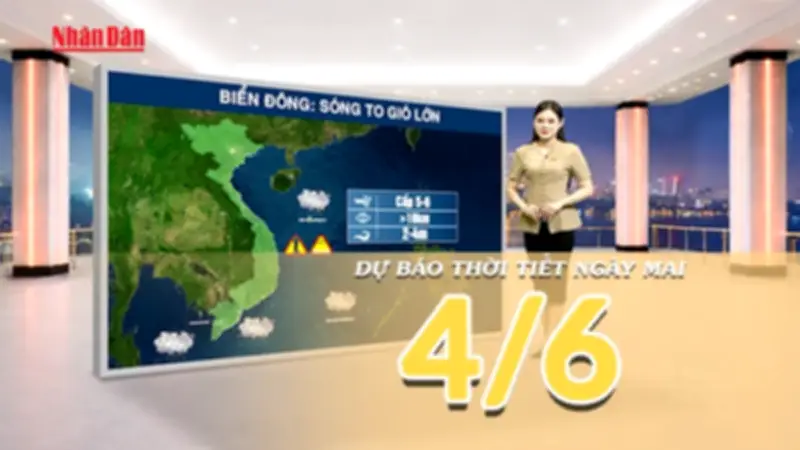 Miền Bắc mưa dông, từ Thanh Hóa đến Đà Nẵng nắng nóng gay gắt