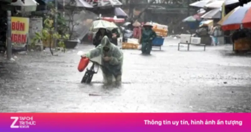 Miền Bắc sắp hứng thêm đợt mưa lớn diện rộng, Hà Nội mát mẻ 10 ngày tới