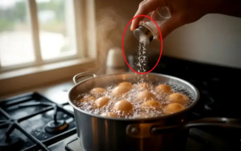 Mẹo luộc trứng ngon: Chỉ cần một nhúm muối là đủ