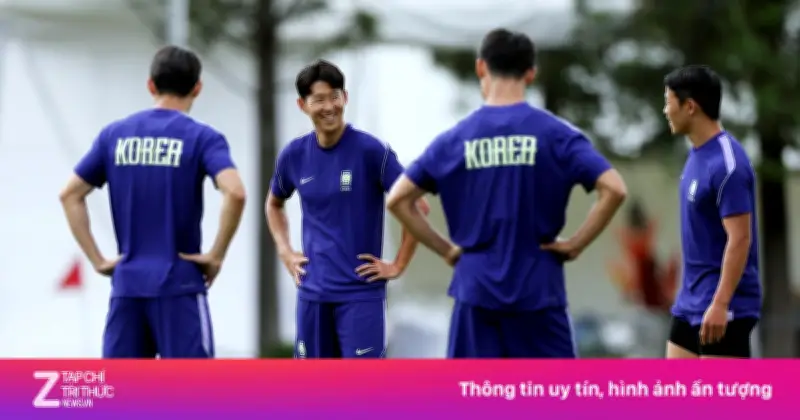 Máy bay không người lái xuất hiện tại buổi tập của Hàn Quốc ở World Cup 2026