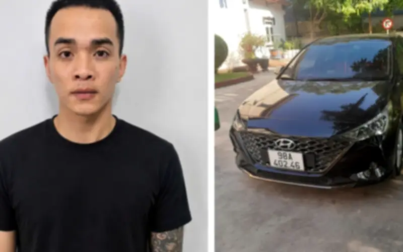 Nợ 200 triệu, thanh niên 24 tuổi cướp ô tô tài xế xe dịch vụ ở Bắc Ninh